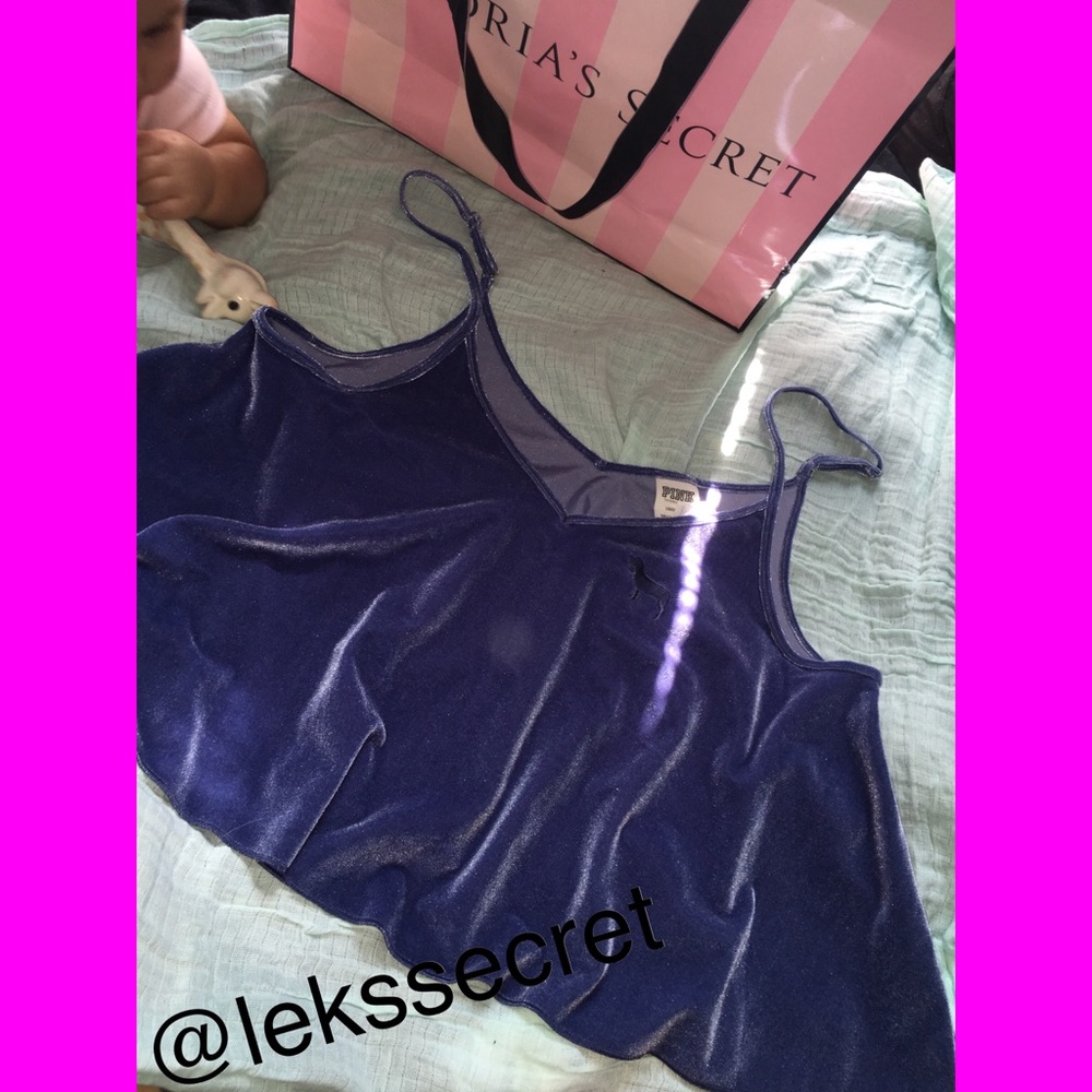 💓Velvet Crop Top “Pink”💓